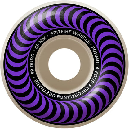 Spitfire Formula Four 58mm 99a Classic Skateboard Wheels