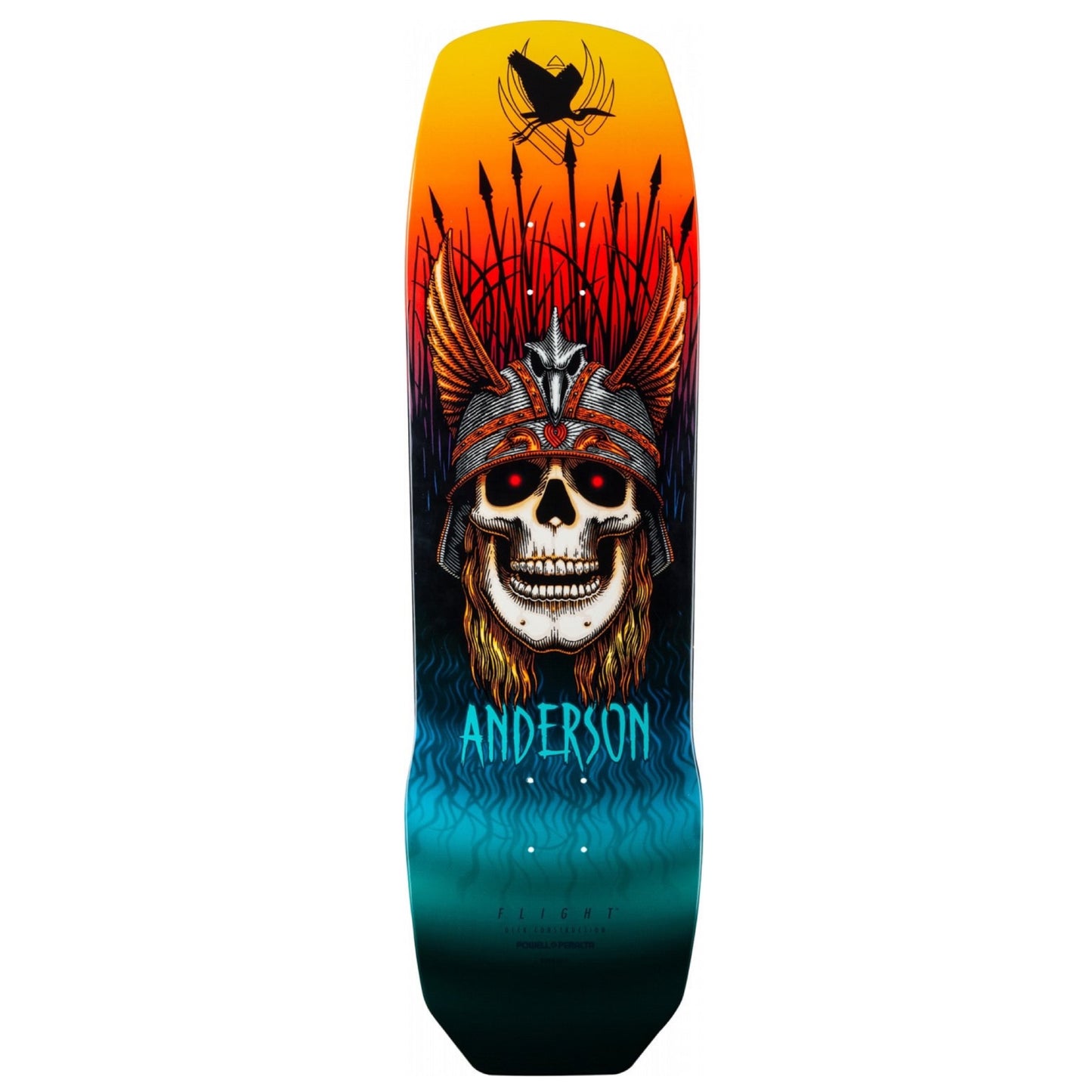 Powell Andy Anderson Heron Flight Skateboard Deck 9.13”
