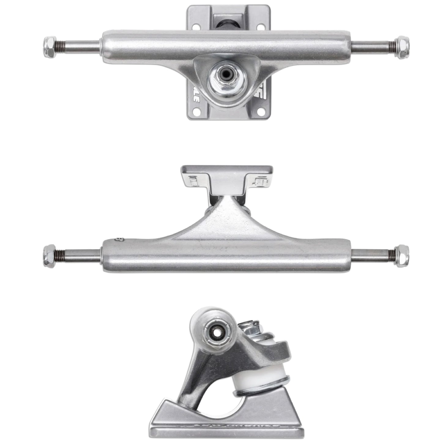 Slappy ST1 Polished Hollow Low Skateboard Trucks