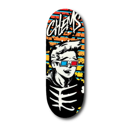 Chems “3D Kid Remix” Fingerboard Deck