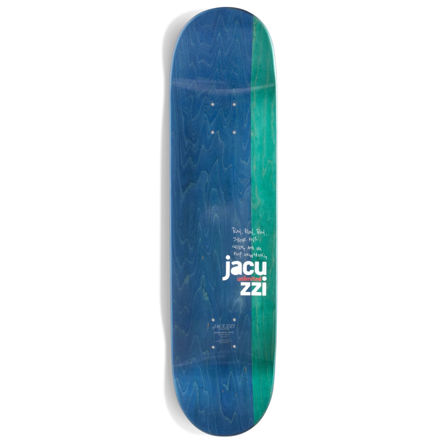 Jacuzzi John Dilo On Hold 8.25” Skateboard Deck