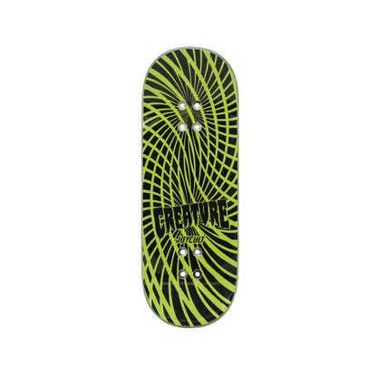 JOYCULT X CREATURE GRAVETTE HIPPIE SKULL 34MM FINGERBOARD DECK