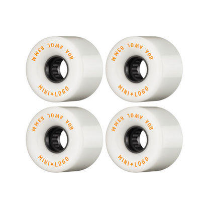 Mini Logo AWOL 63mm 80a Skateboard Wheels White