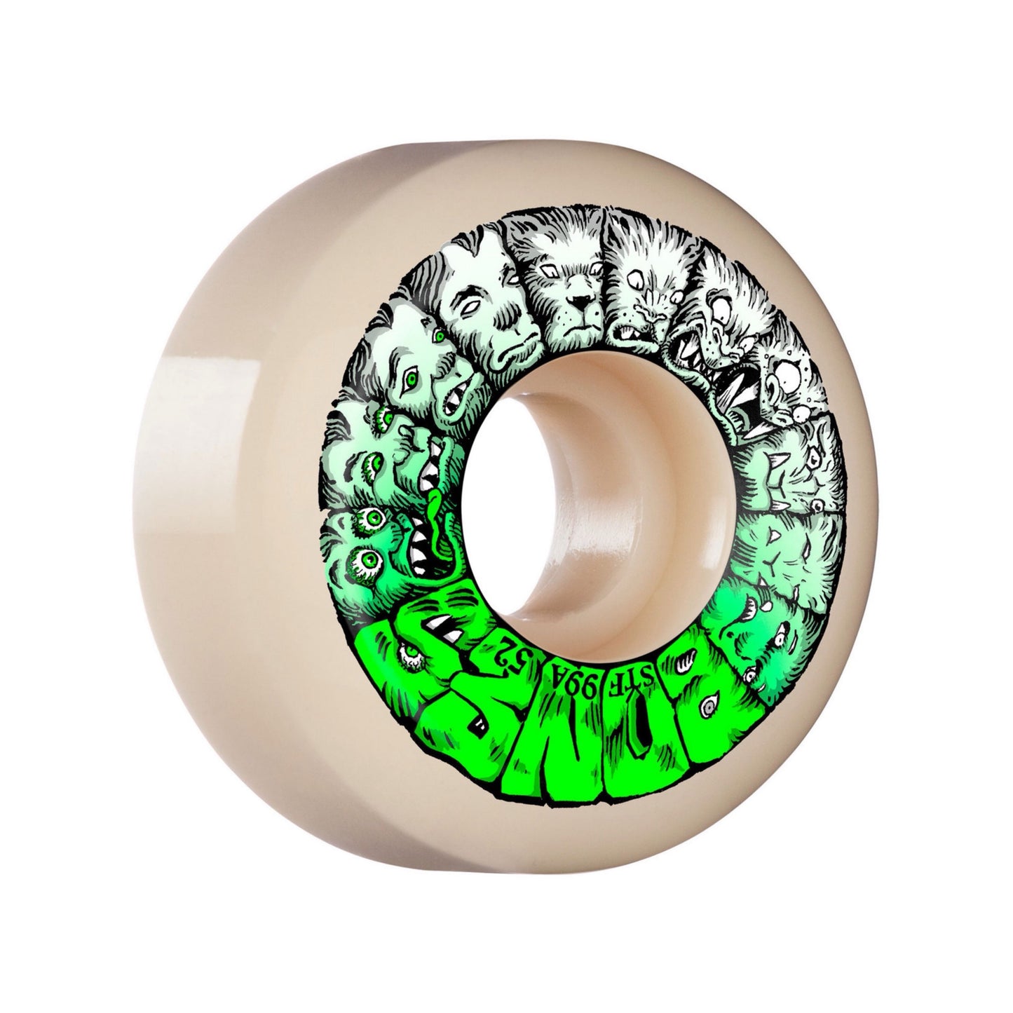 Bones STF V5 54mm Weird Wolf 99a Skateboard Wheels