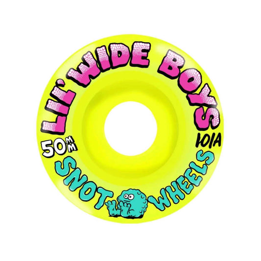 Snot Lil Wide Boys Fluo Yellow 50mm 101a Skateboard Wheels