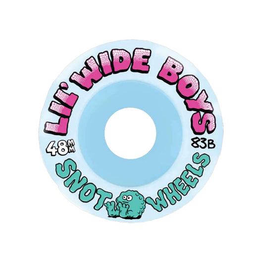 Snot Lil Wide Boys Ice Blue 48mm 83b Skateboard Wheels