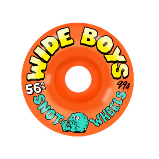 Snot Wide Boys Fluo Orange 56mm 99a Skateboard Wheels