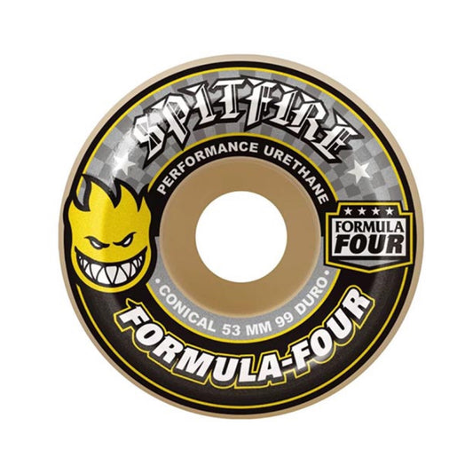 Spitfire Formula Four Conical 53mm 99a Skateboard Wheels