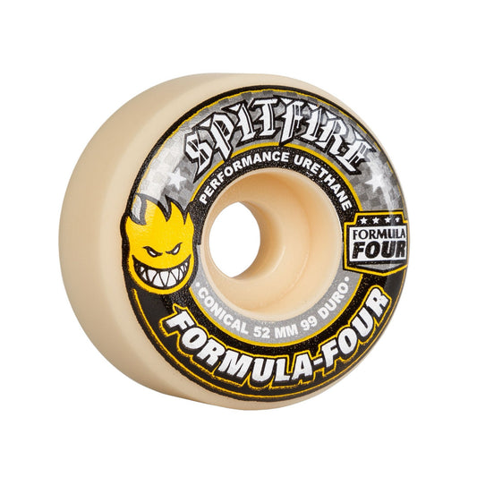 Spitfire Formula Four Conical 52mm 99a Skateboard Wheels