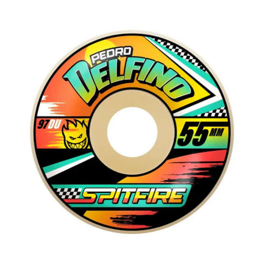 Spitfire Formula Four Radials 55mm 97d Pedro Delfino Skateboard Wheels