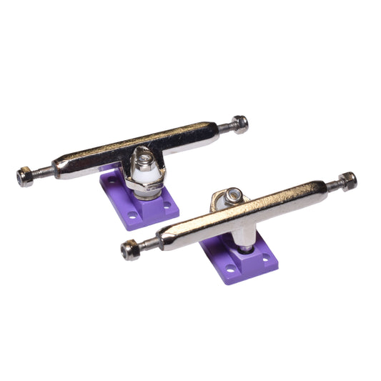 HEX TRUCKS Purple/Silver Fingerboard Trucks (CHOOSE SIZE)