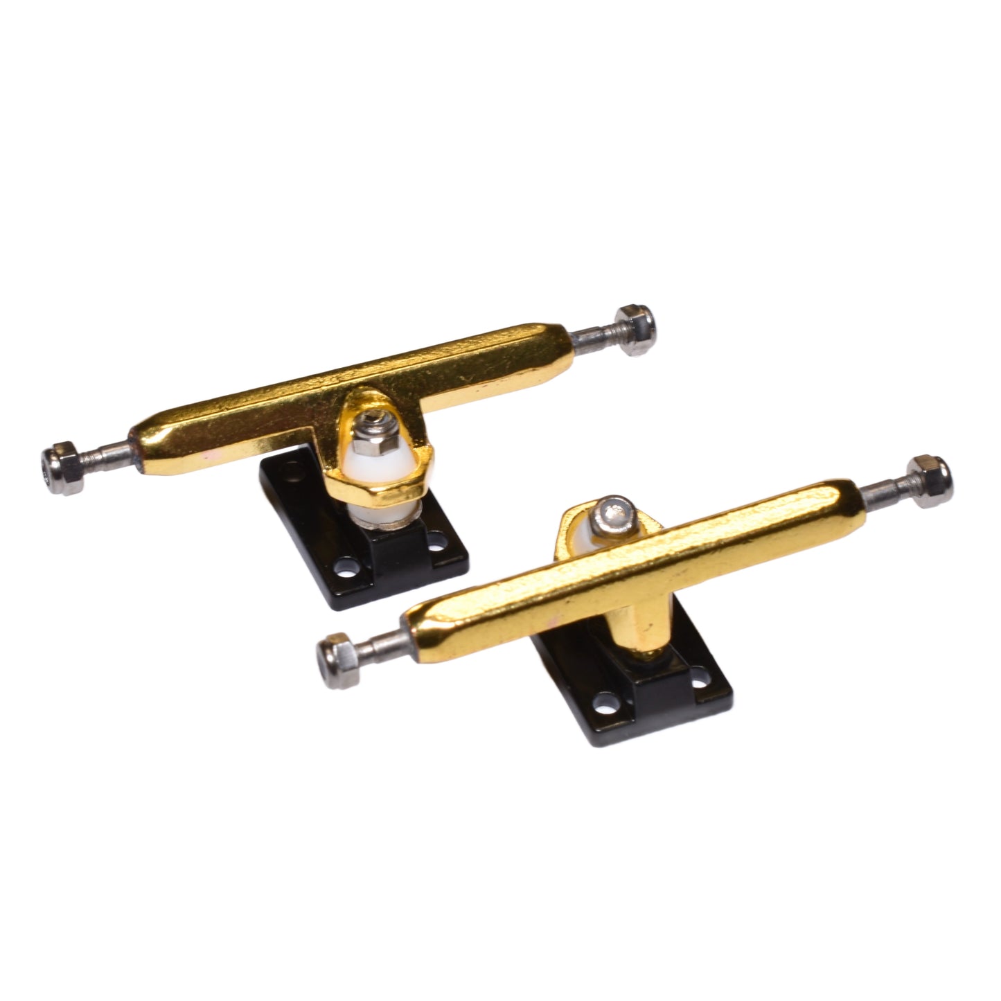 HEX TRUCKS Black/Gold Fingerboard Trucks (CHOOSE SIZE)