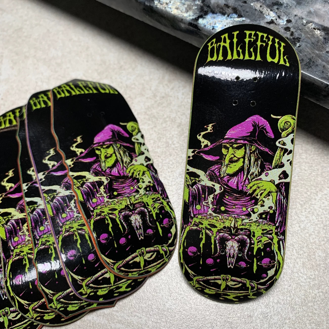 Baleful Decks “Witches Cauldron” Fingerboard Deck