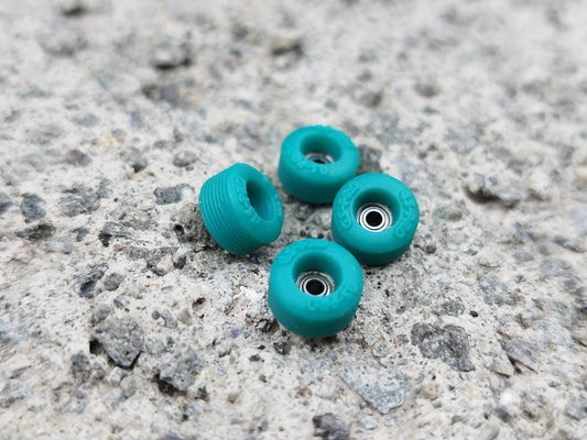 Kraken Turquoise GS-Pro (Soft 95a) Urethane Fingerboard Wheels (Choose Shape)