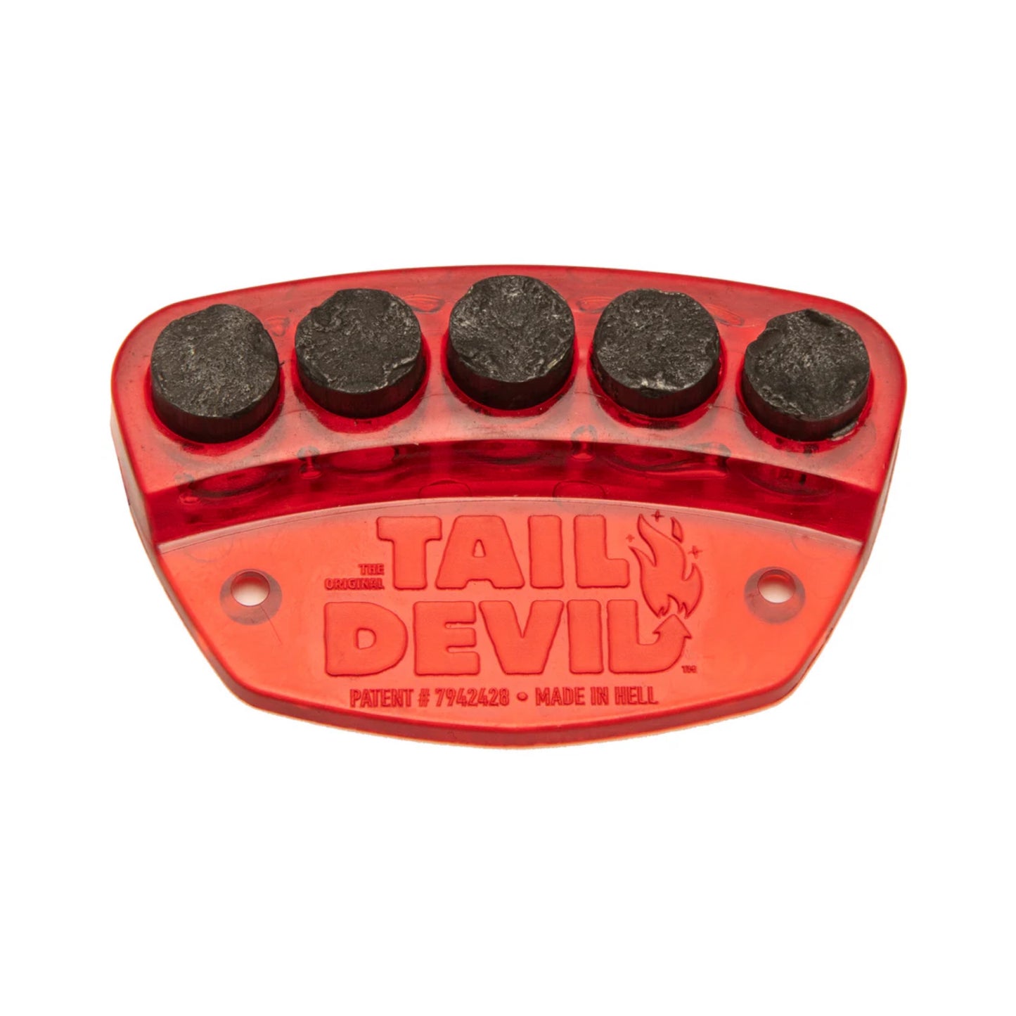 Tail Devils Red Skateboard Spark Plate