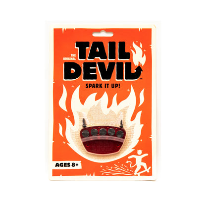 Tail Devils Red Skateboard Spark Plate