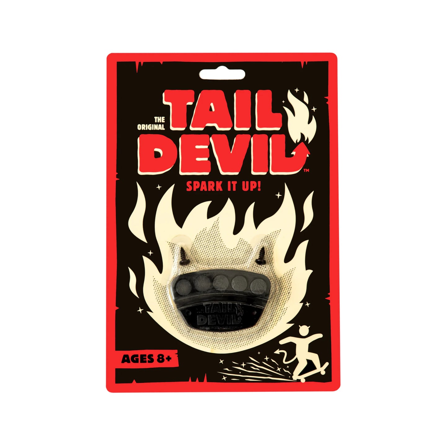 Tail Devils Black Skateboard Spark Plate