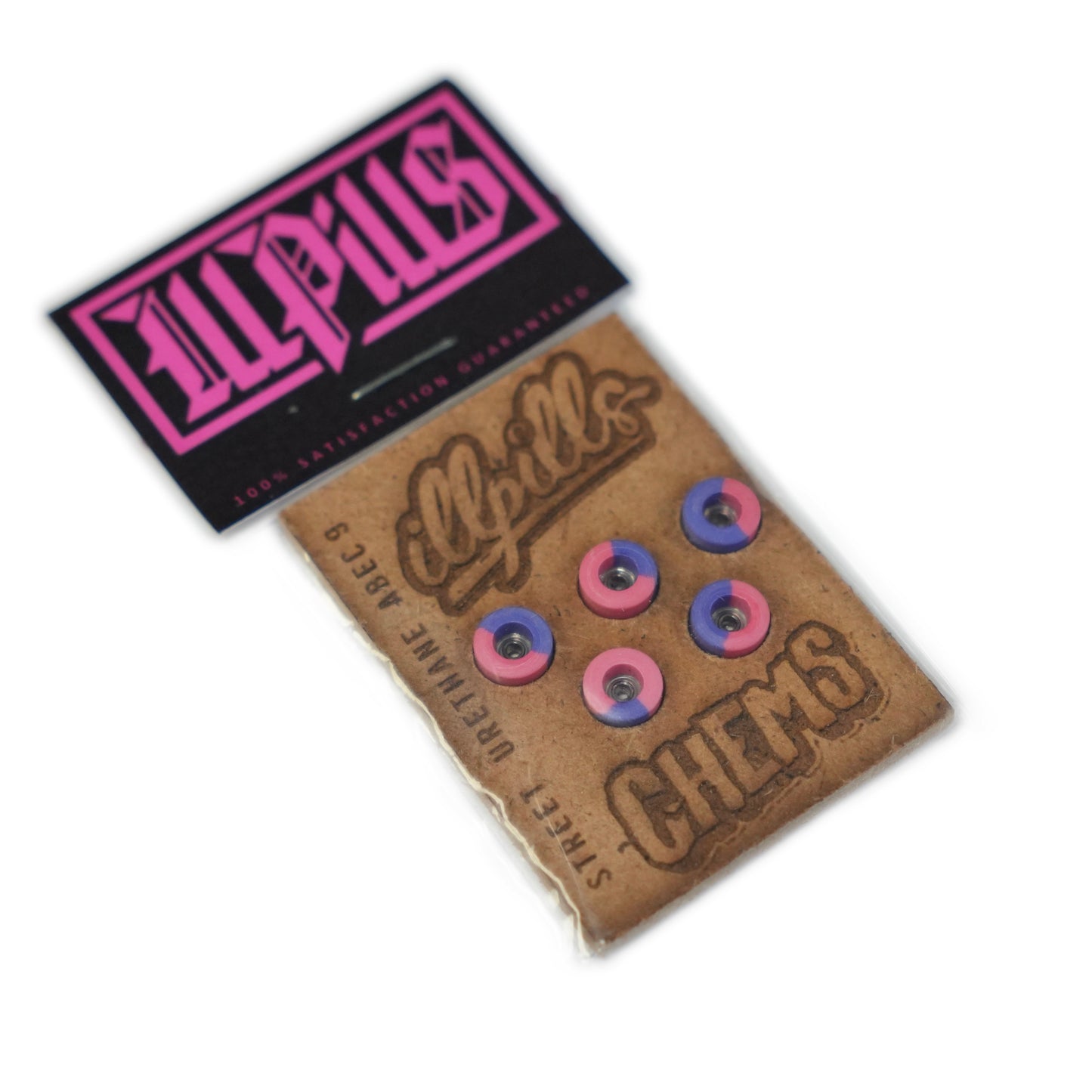 ILLPILLS Purple/Pink Urethane Fingerboard Wheels (Choose Size)