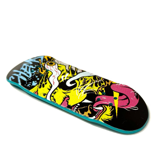 Deli x Chems “Melted” Polycarbonate Fingerboard Deck