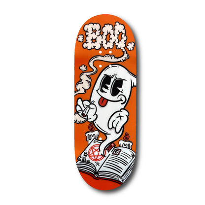 Chems Orange “Ocho Boo” Fingerboard Deck