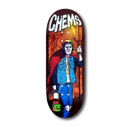 Chems “Trick Or Treat Devil” Fingerboard Deck