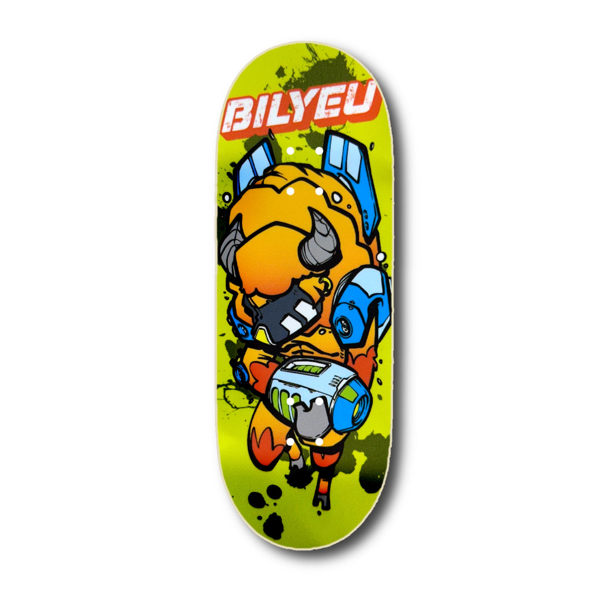 Chems Green “Bilyeu” Fingerboard Deck