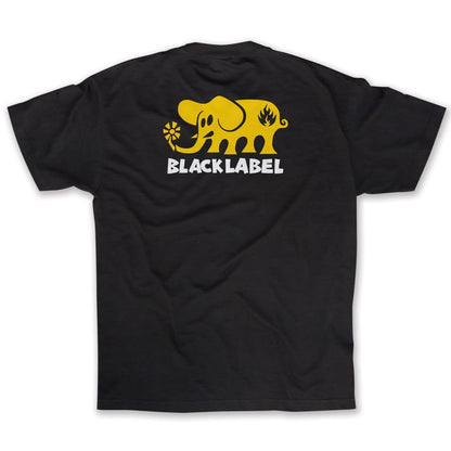 Black Label Classic Elephant T-Shirt Black