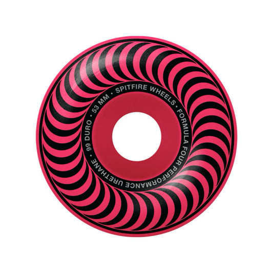 Spitfire Formula Four Classic Neon Pink 53mm 99a Skateboard Wheels