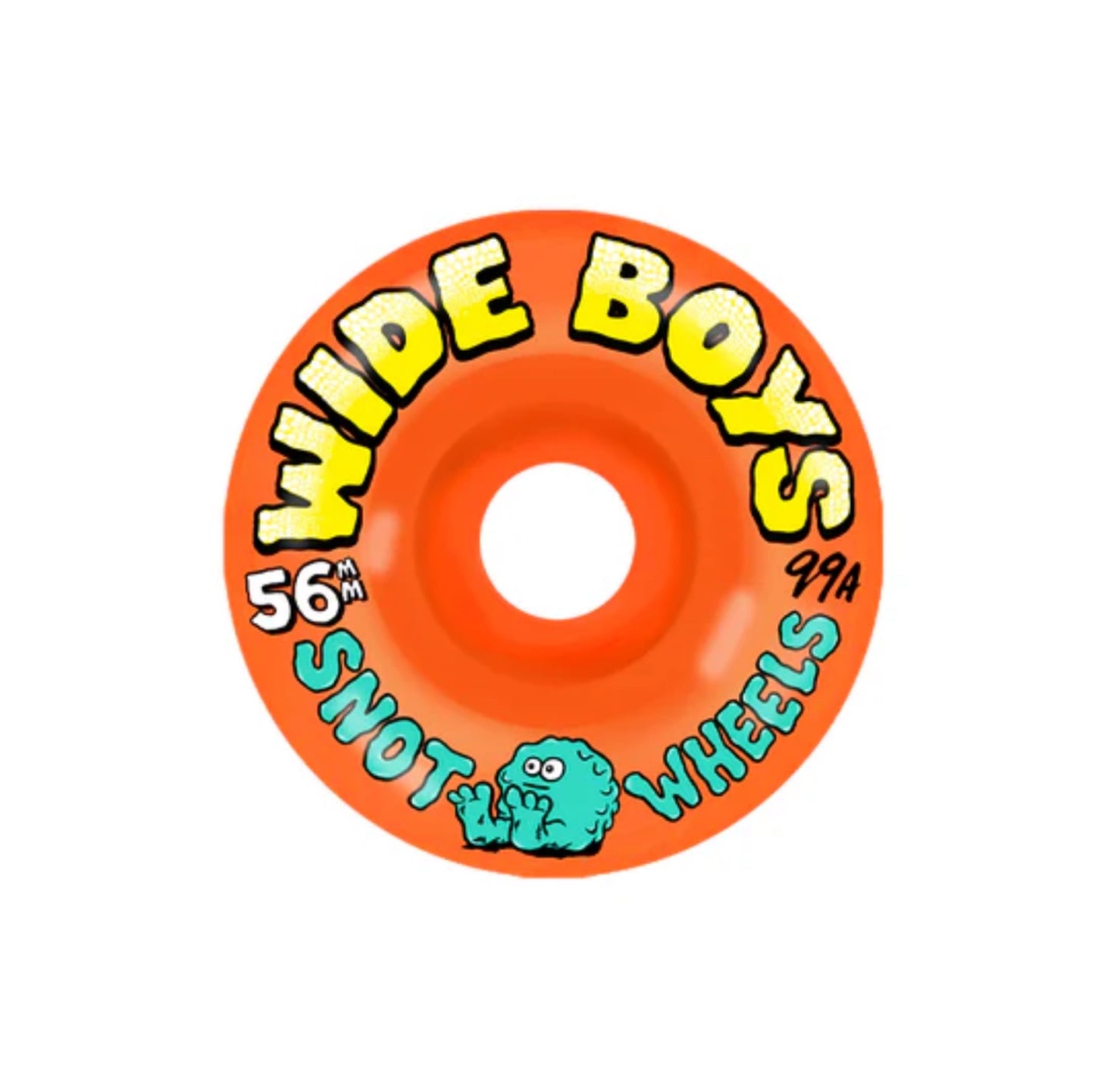 Snot Wide Boys Fluo Orange 56mm Skateboard Wheels