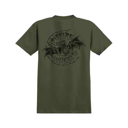 Spitfire Batwing T-Shirt Classic Military Green/Black (CHOOSE SIZE)