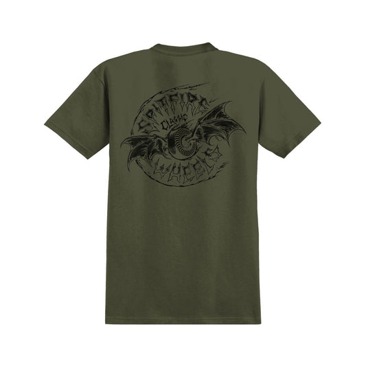 Spitfire Batwing T-Shirt Classic Military Green/Black (CHOOSE SIZE)