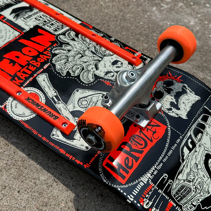 Heroin Skateboards “Nolan’s Original” 9.6" Skateboard Complete