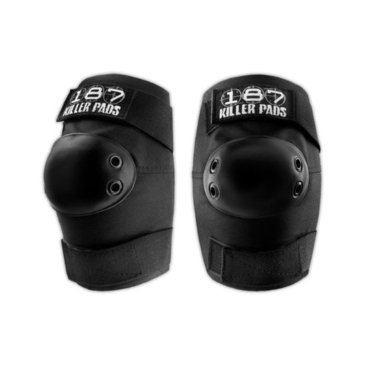 187 Killer Pads Black Cap Skateboard Elbow Pads