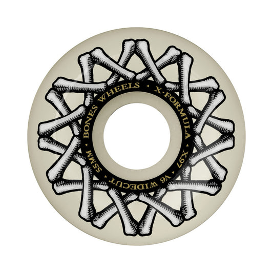 Bones X-Formula XF Widecut V6 55mm 97a Skateboard Wheels