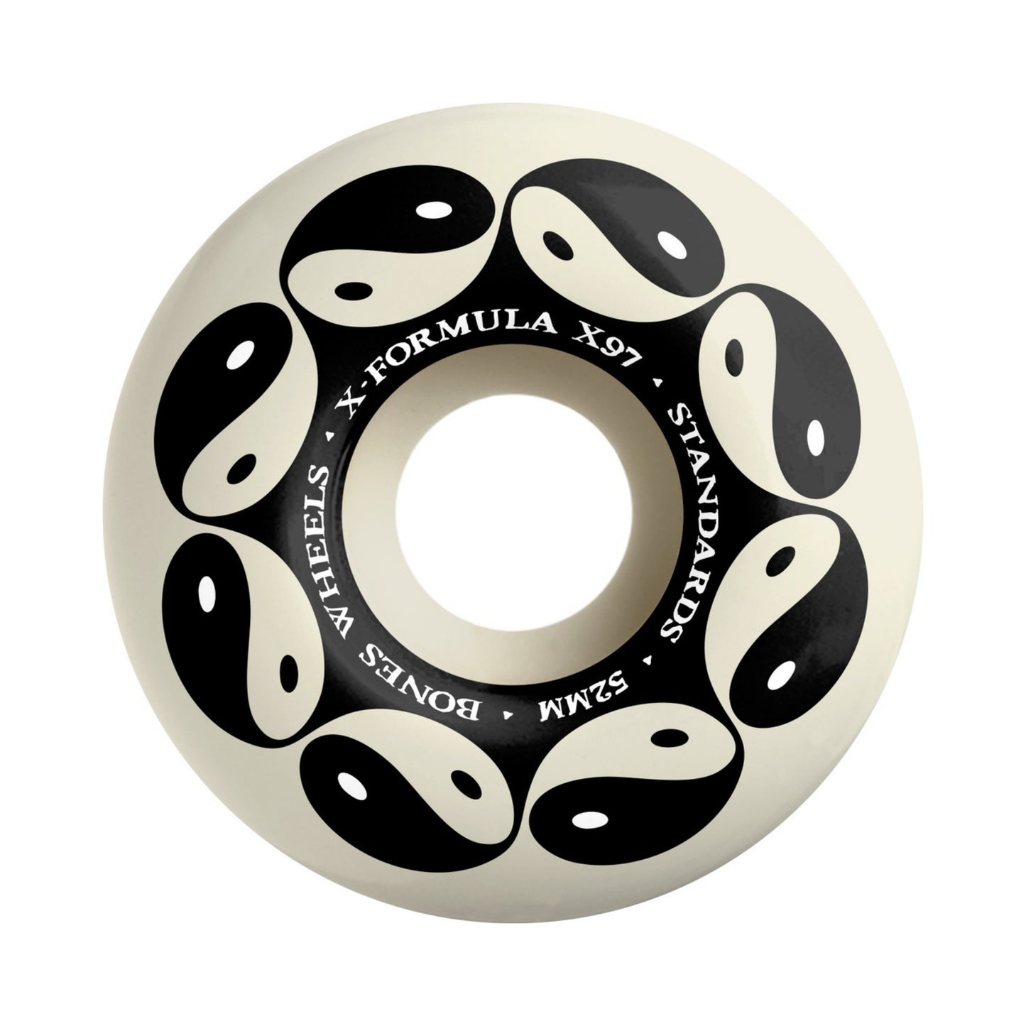 Bones X-Formula Yin Yang Standard V1 52mm 97a Skateboard Wheels