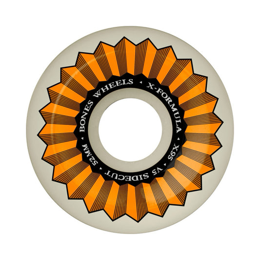 Bones X-Formula V5 Sidecut 52mm 95a Skateboard Wheels