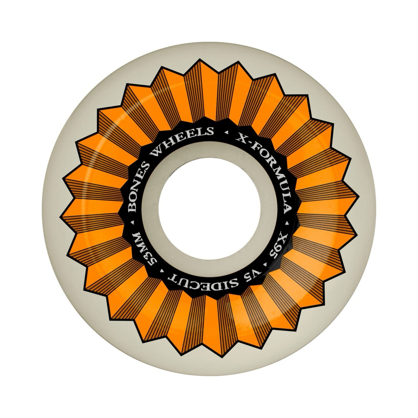 Bones X-Formula V5 Sidecut 53mm 95a Skateboard Wheels