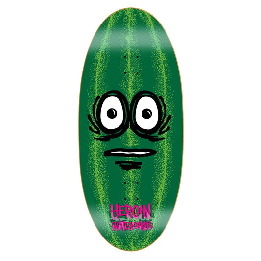 Heroin Team The Watermelon" Shaped Skateboard Deck
