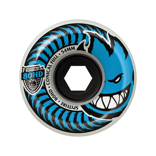 Spitfire Charger Classic Clear/Blue Cruiser Skateboard Wheels (CHOOSE SIZE)