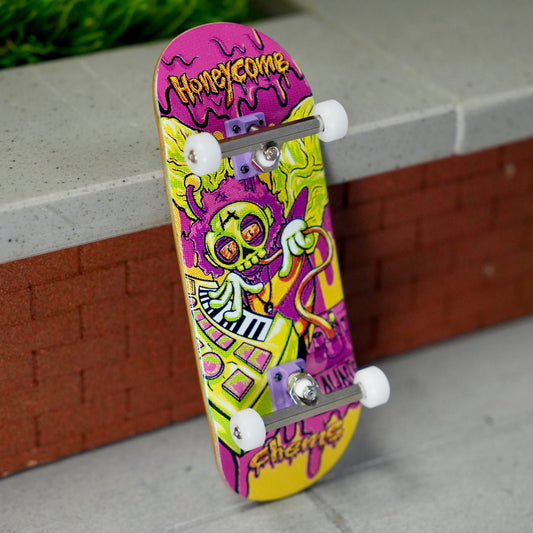 Chems "Honeycomb" Purple/Green Fingerboard Complete