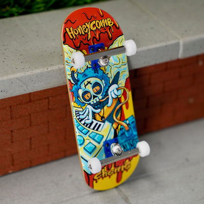 Chems "Honeycomb" Red/Blue Fingerboard Complete