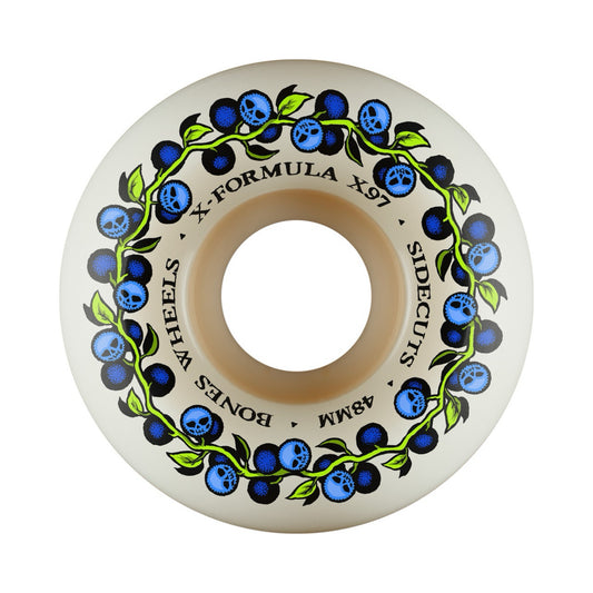 Bones X-Formula V5 Sidecut Skull Berries 48mm 97a Skateboard Wheels