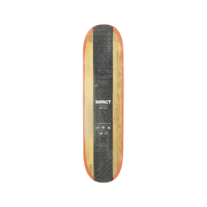Impact XPU Orange Drip Twin 8.0" Skateboard Deck