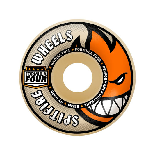 Spitfire Formula Four Radial Full 54mm 99a Skateboard Wheels
