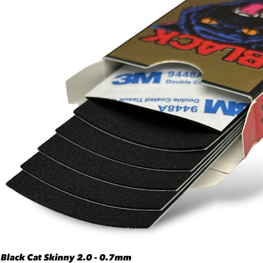 Black Cat Skinny 2.0 - 0.7mm Foam Fingerboard Grip Tape