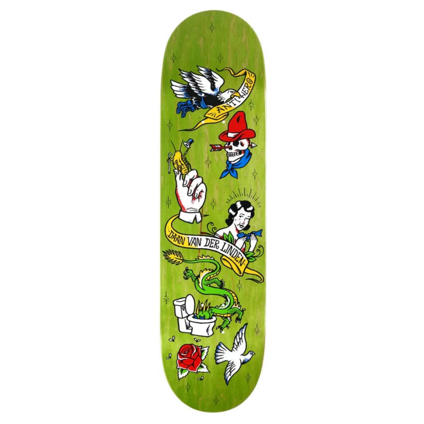 Anti-Hero Daan No Regerts 8.5" Skateboard Deck