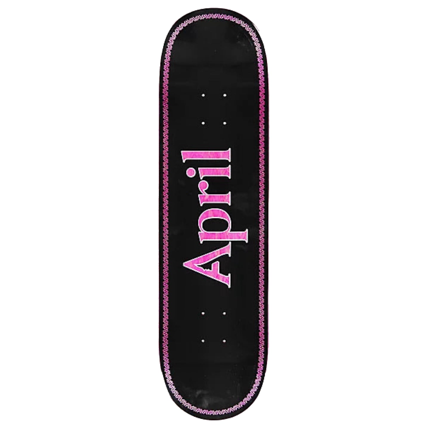 April Team OG Logo Pink 8.5” Skateboard Deck