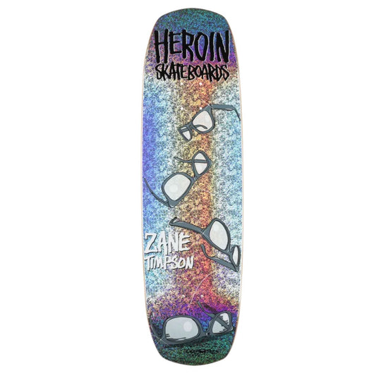 Heroin Zane Timpson Holo Foil Shaped Skateboard Deck