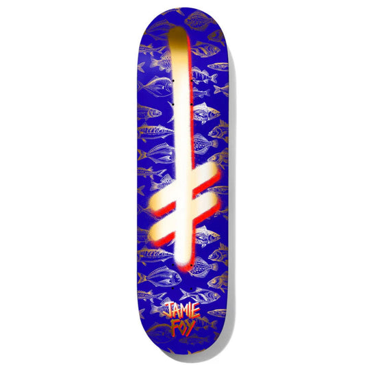 Deathwish Foy Gang Logo Fishes 8.0" Skateboard Deck