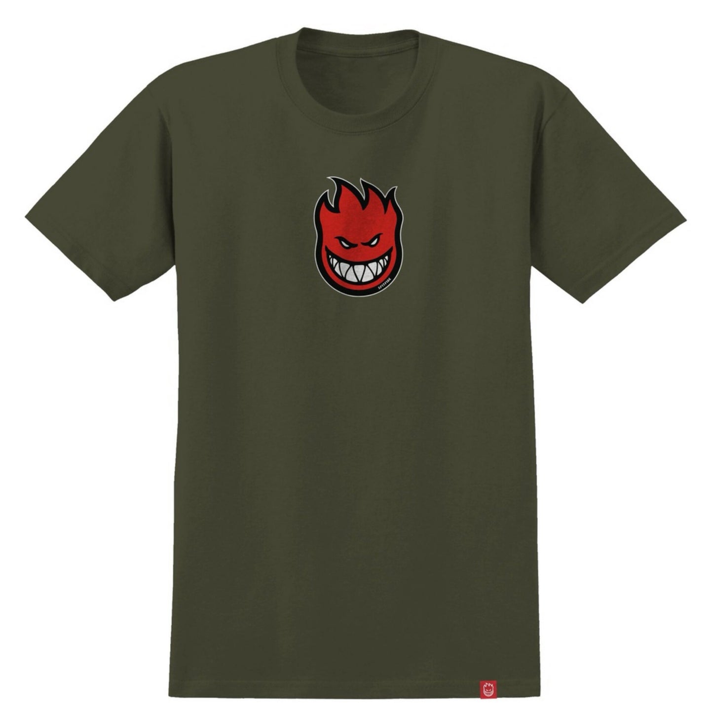 Spitfire Bighead MD Fill Military Green T-Shirt